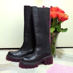 Steve Madden Gage Lugged knee boots size 37